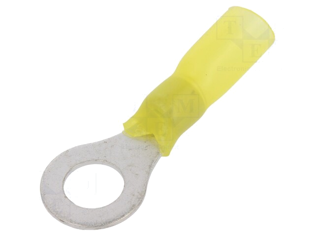 Uiteinde: oog; M8; Ø: 8,4mm; 4÷6mm2; klemmen; voor draad; geel; 150°C Uiteinde: oog; M8; Ø: 8,4mm; 4÷6mm2; klemmen; voor draad; geel; 150°C